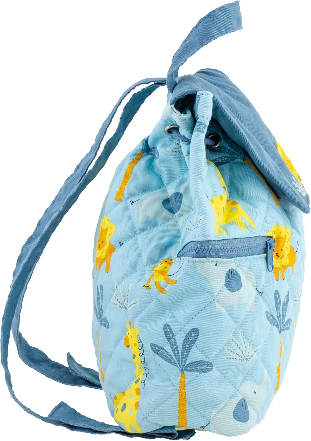 Stephen Joseph Kids' Quilted Backpack, Zoo, One Size