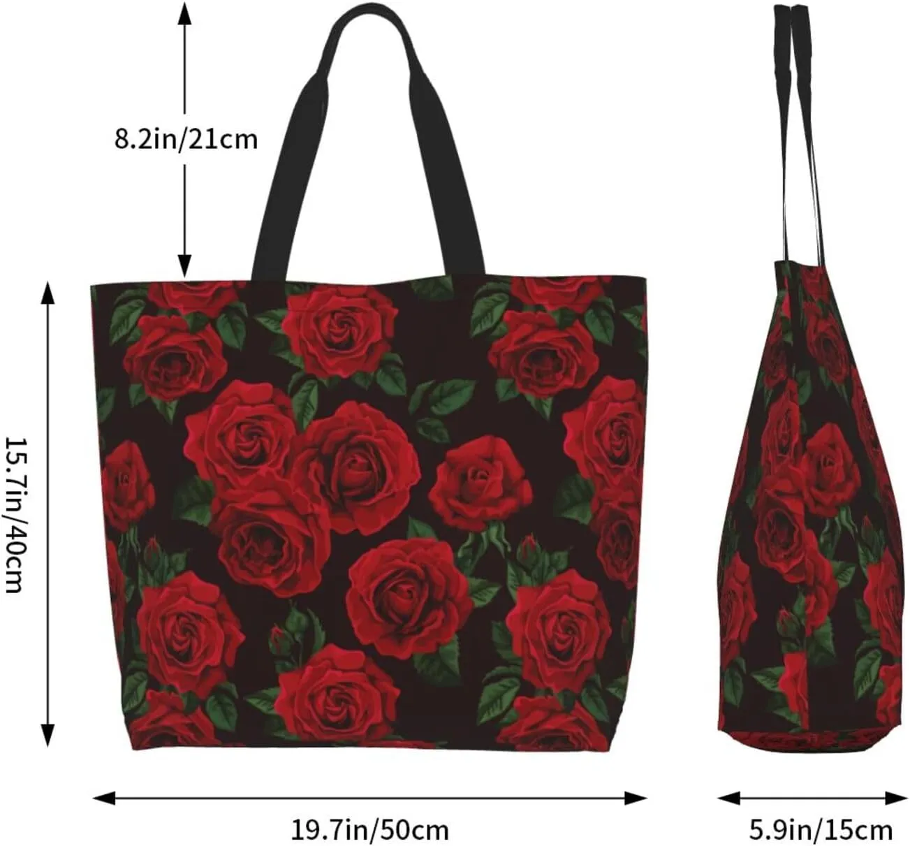 Sunflower Tote Bag For Women, Waterproof Shoulder Bags Big Reusable Grocery Handbag For Shopping Picnic Work Beach