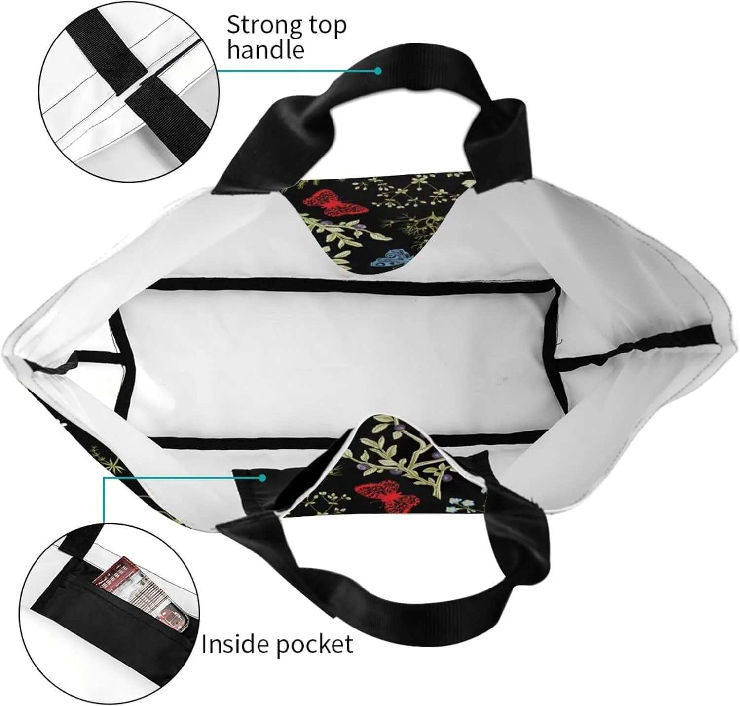 Sunflower Tote Bag For Women, Waterproof Shoulder Bags Big Reusable Grocery Handbag For Shopping Picnic Work Beach