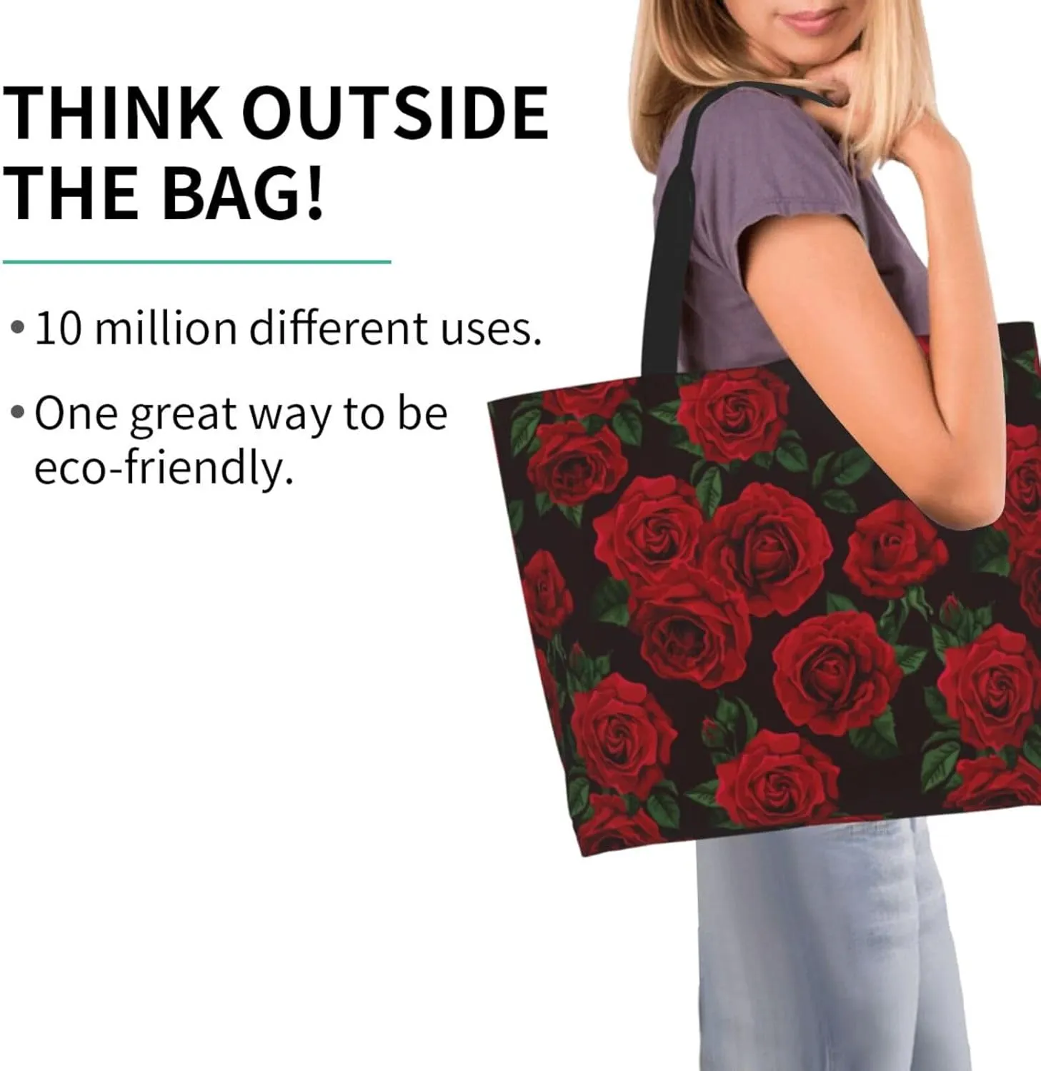 Sunflower Tote Bag For Women, Waterproof Shoulder Bags Big Reusable Grocery Handbag For Shopping Picnic Work Beach
