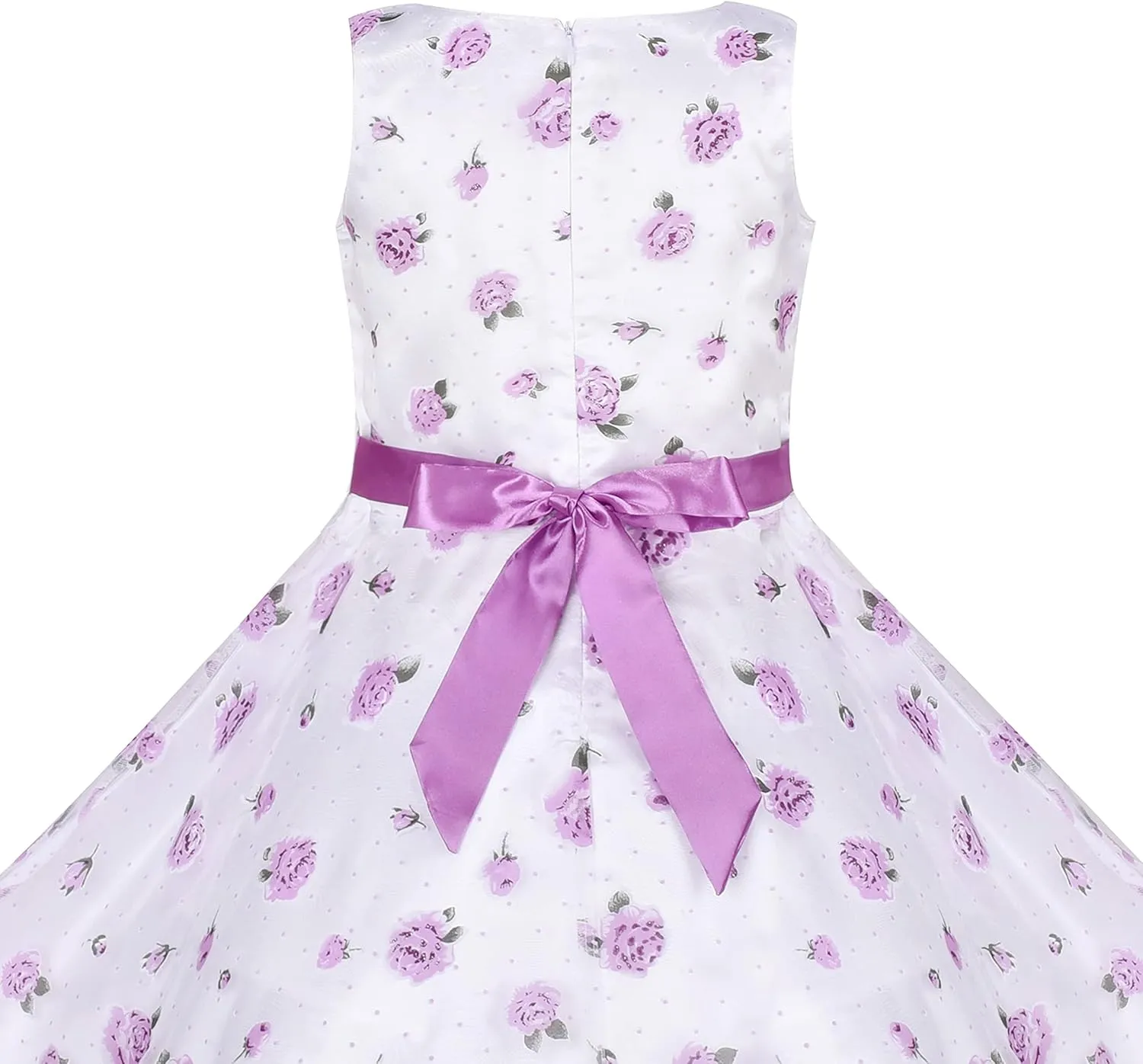 Sunny Fashion 3 Layers Girls Dress Sunflower Wave Pageant Bridesmaid Kids