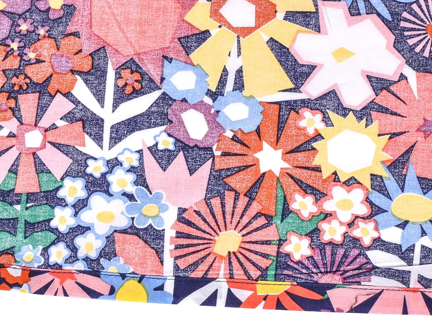 Sunny Fashion Girls Dress Blue Flower Print