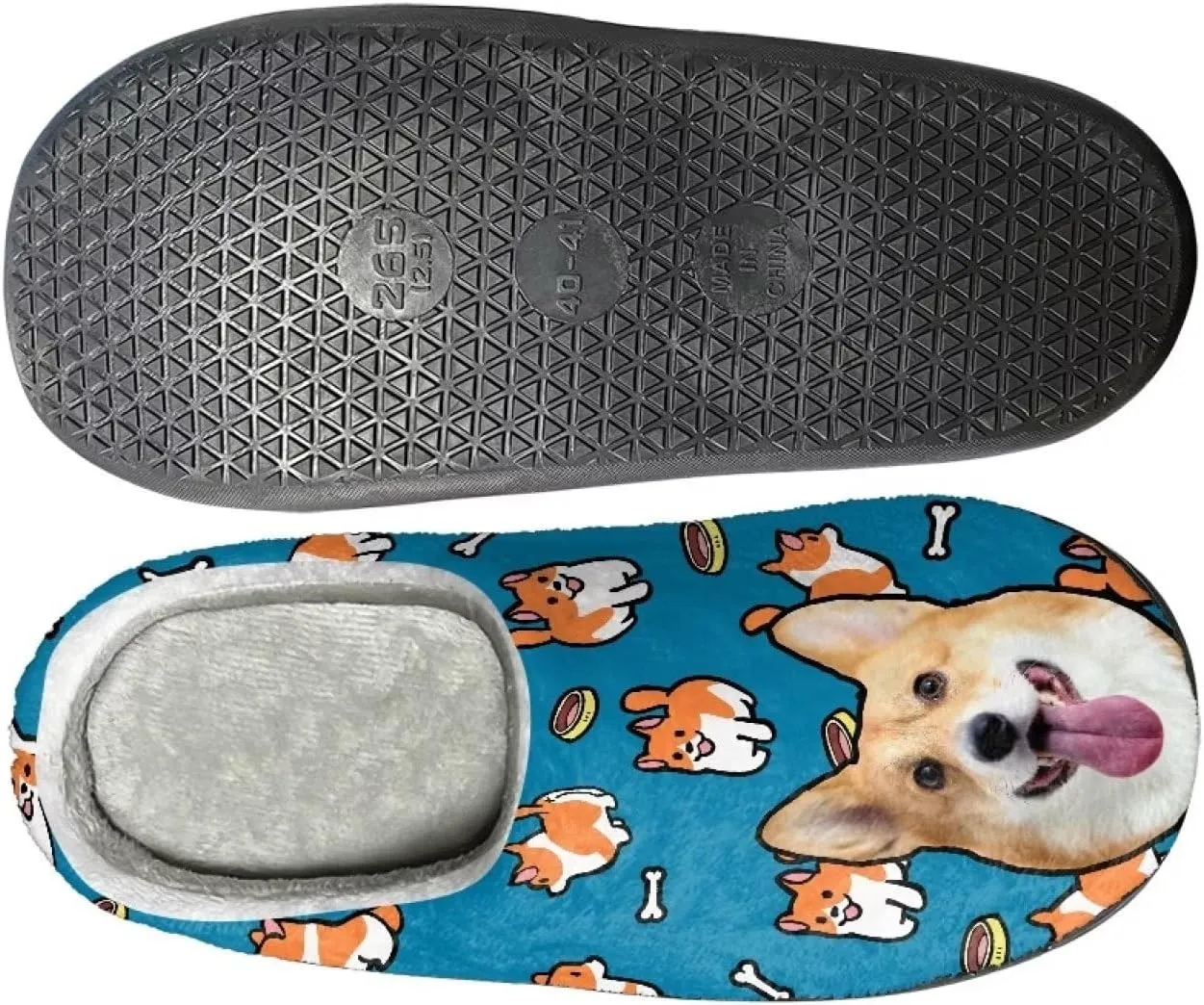 Suobstales Men Slippers Indoor Outdoor House Shoes Slip On Fall Winter Warm Bedroom Slippers for Women
