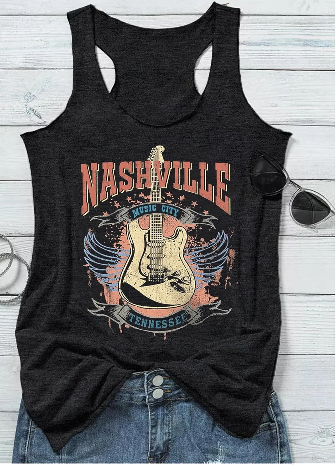 Tank Tops for Women 2025 Summer Basic Gym Racerback Tops Beach Vacation Graphic Tee Shirts Yoga Workout Camisole Outfits