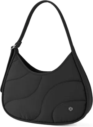 Telena Shoulder Bag Puffer Crescent Bags for Women Quilted Hobo Handbags Lightweight Clutch Purse