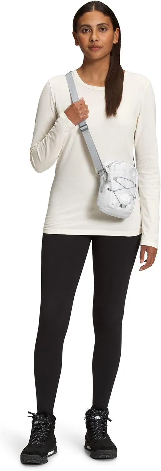 THE NORTH FACE Jester Crossbody Bag, TNF White Metallic Mélange/Mid Grey, One Size
