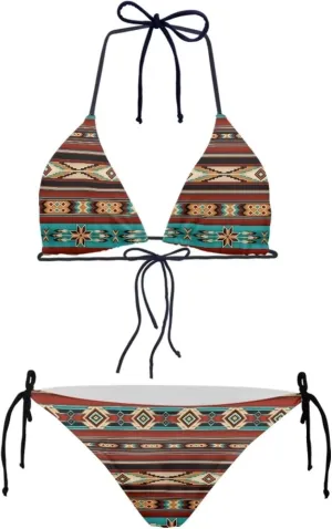 Two Piece Bikini for Women Swimwear Low Waisted Sexy Bathing Suit Push Up Triangle Swimsuit XS-2XL
