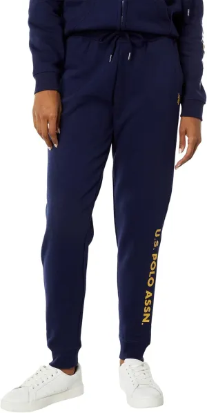 U.S. Polo Assn. mens Metallic Print Logo Joggers