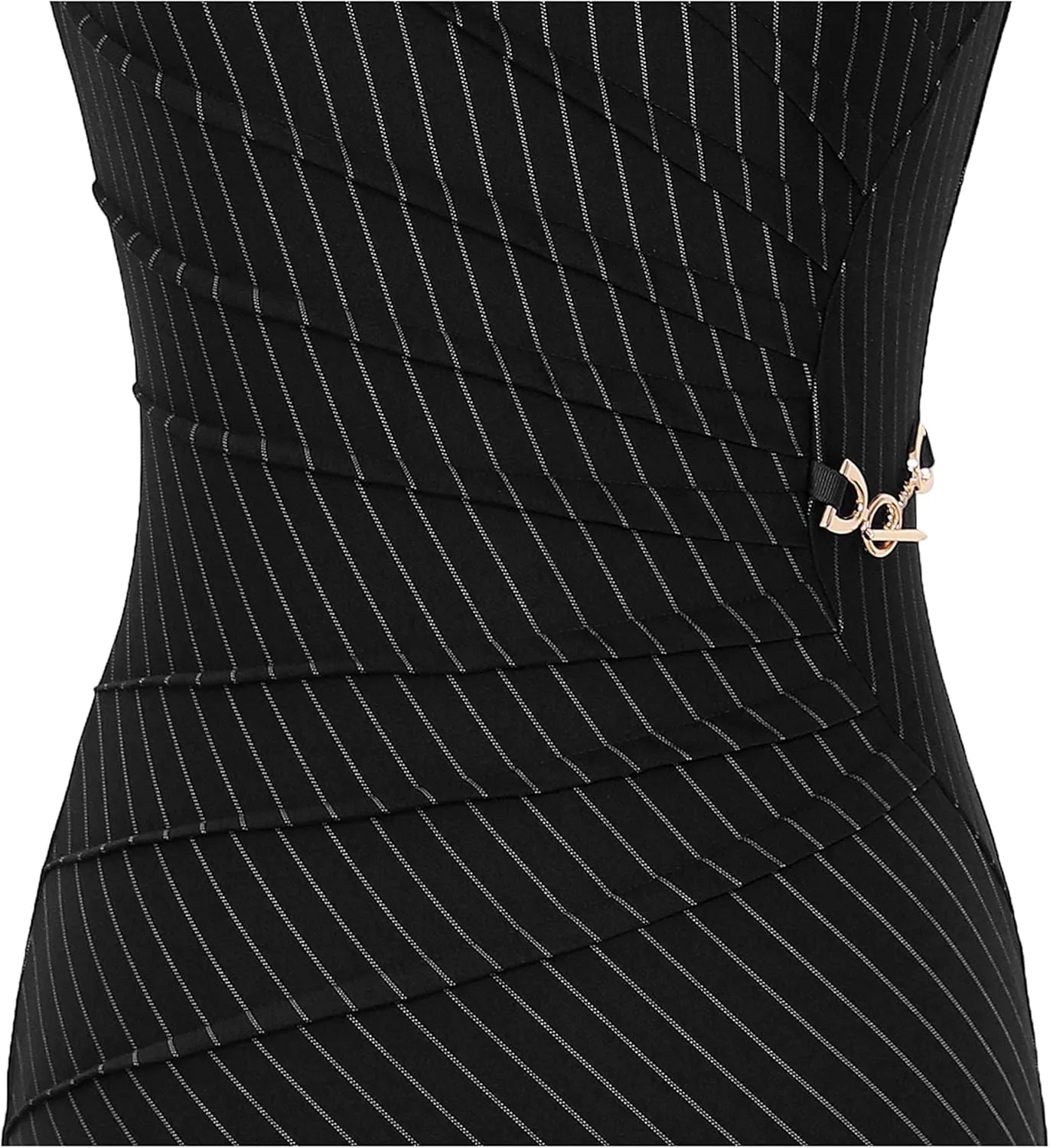 VFSHOW Womens Elegant Ruched Work Business Office Cocktail Party Sheath Dress