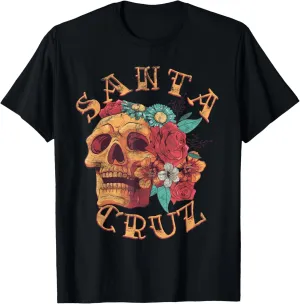 Vintage Santa Cruz California Tattoo CA Ink Skull T-Shirt