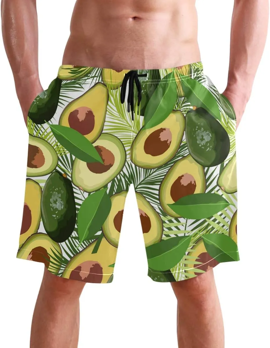 visesunny Men's Colorful Flower Print Beach Shorts Hot Summer Swim Trunks Sports Running Bathing Suits with Mesh Lining