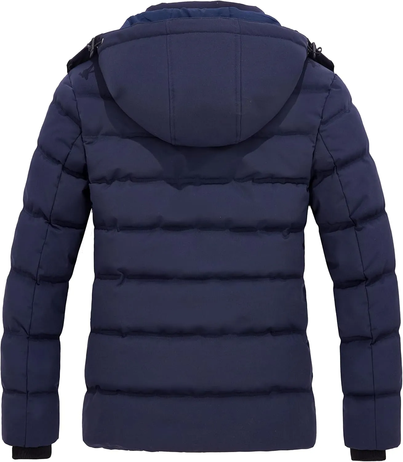 Wantdo Women's Hooded Warm Winter Coat Quilted Thicken Puffer Jacket with Removable Hood