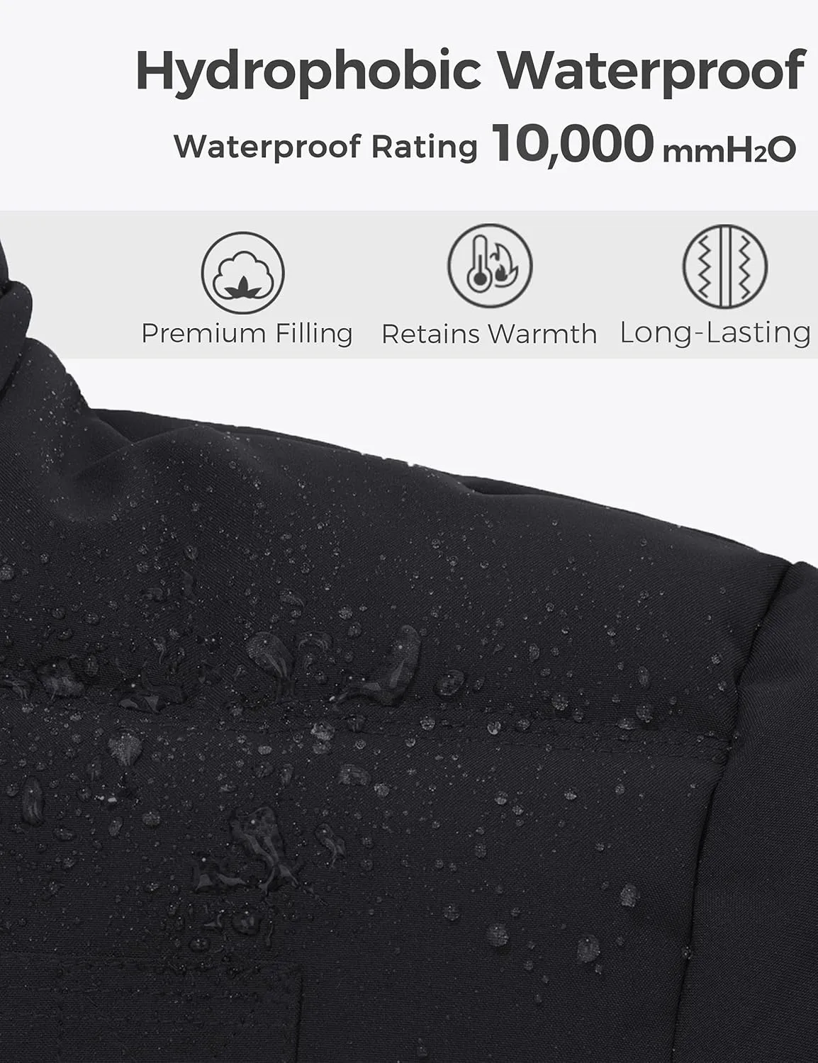 Wantdo Women's Hooded Warm Winter Coat Quilted Thicken Puffer Jacket with Removable Hood