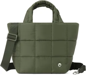 WESTBRONCO Small Puffer Bag Quilted Crossbody Bags for Women Puffy Purse Nylon Shoulder Handbag with Adjustable Strap