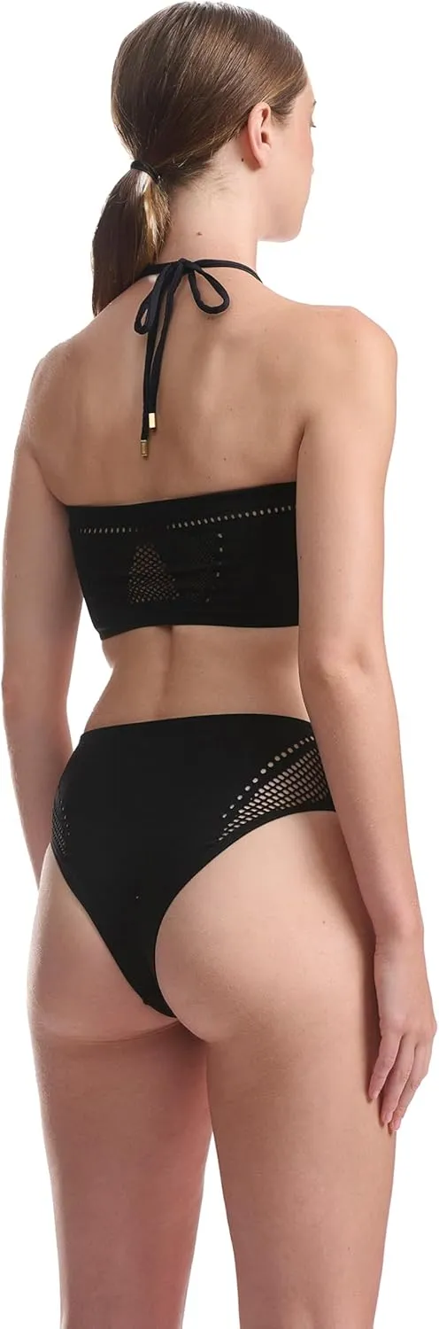 Wolford Zone Beach Brief for Women Bikini Bottom Mid-Rise Silhouette Moderate Back Coverage Shaping Technology