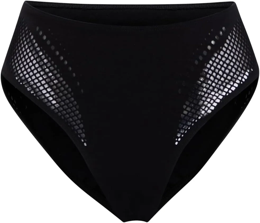 Wolford Zone Beach Brief for Women Bikini Bottom Mid-Rise Silhouette Moderate Back Coverage Shaping Technology