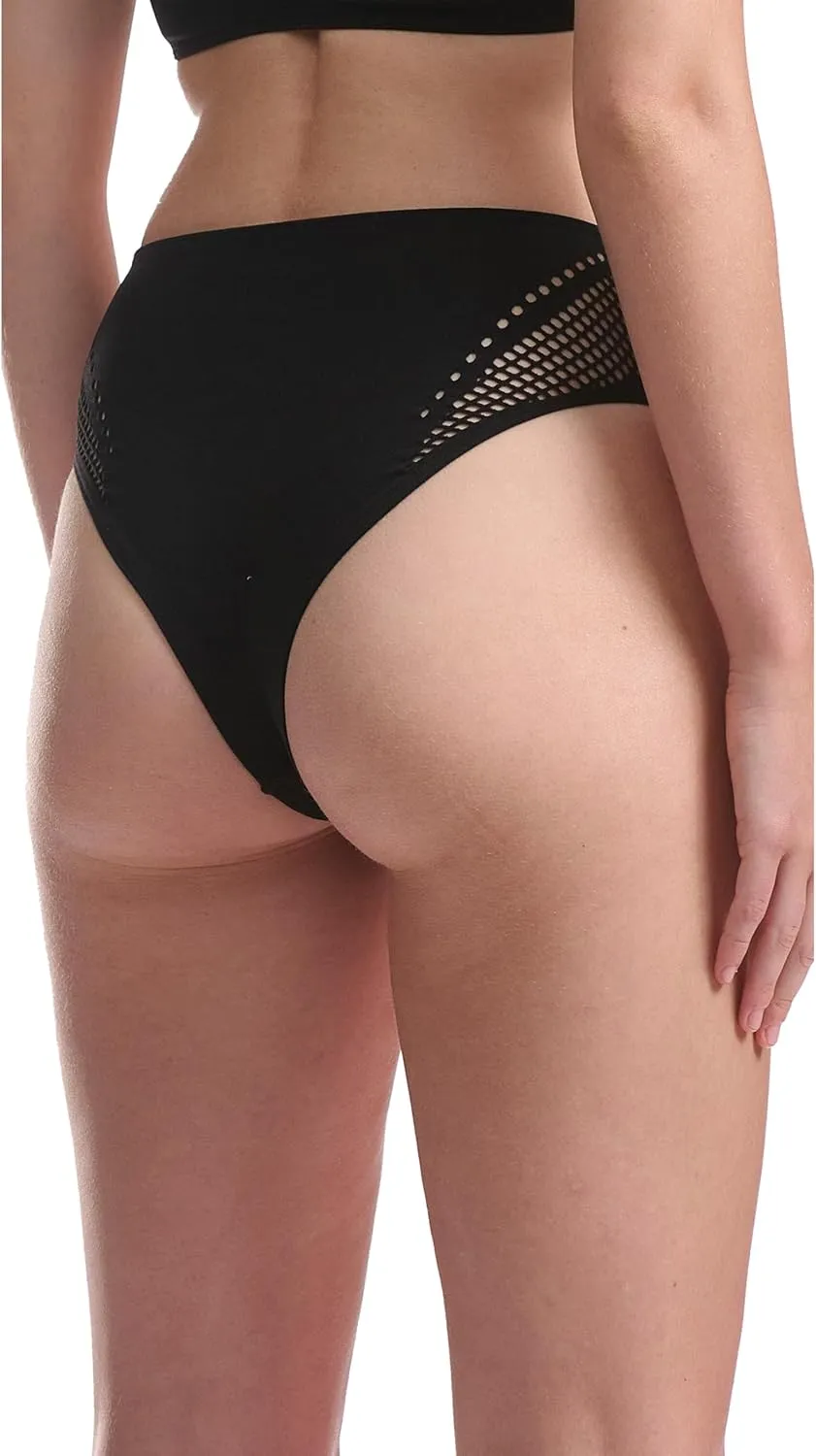 Wolford Zone Beach Brief for Women Bikini Bottom Mid-Rise Silhouette Moderate Back Coverage Shaping Technology