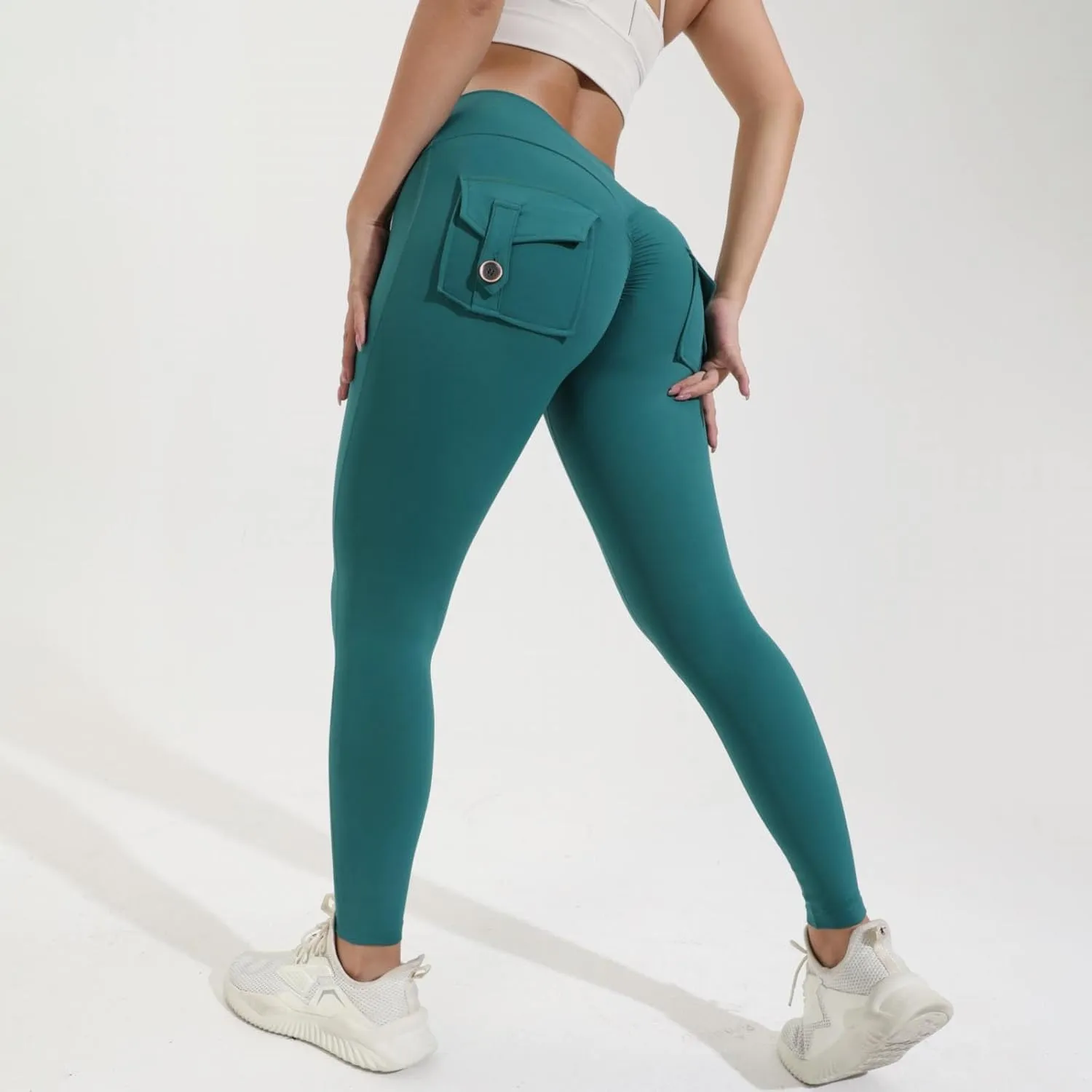 Women High Waist Yoga Pants Tummy Control Gym Tights Workout Active Butt Lifting Leggings Women's Athletic Pants