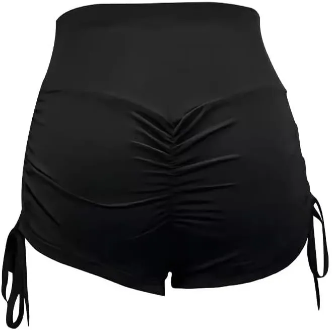 Women Workout Impact Shorts Women's Hip Lifting High Waisted Tummy Tightening Leggings High Waisted Butt Sculpting