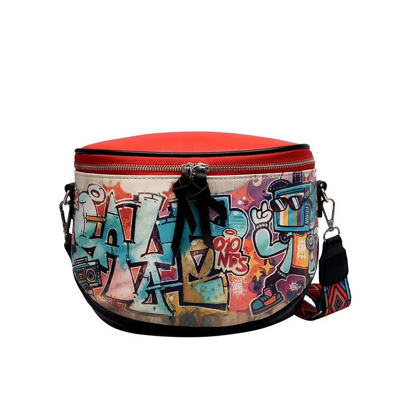 Women's Bag Wide Band Waist Bag Letter Single Shoulder Diagonal Bag Backpack