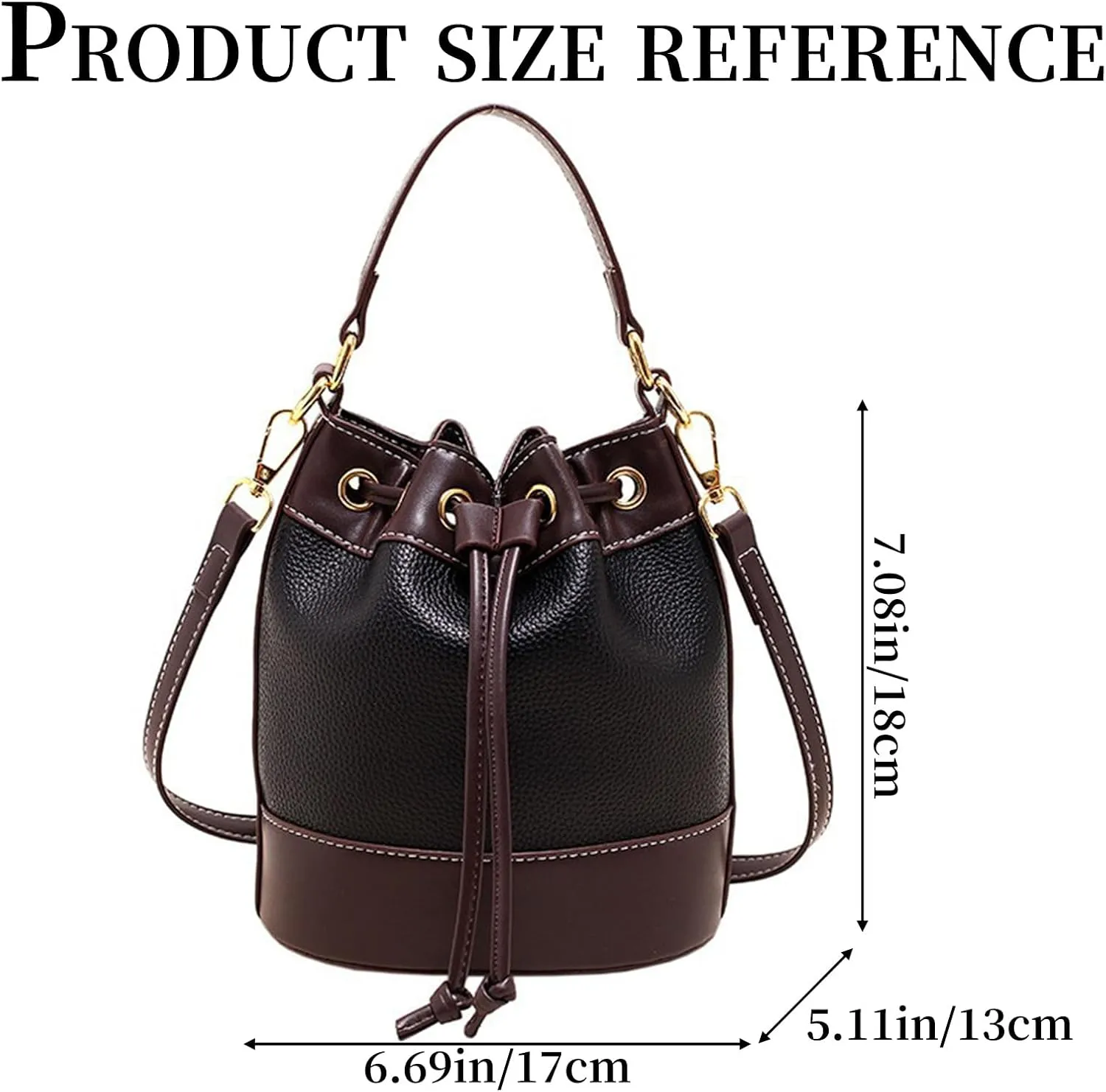 Women's Crossbody Handbags, Bucket Purses for Women, Mini Crossbody Bags for Women,Suitable for Work,Travel, Leisure