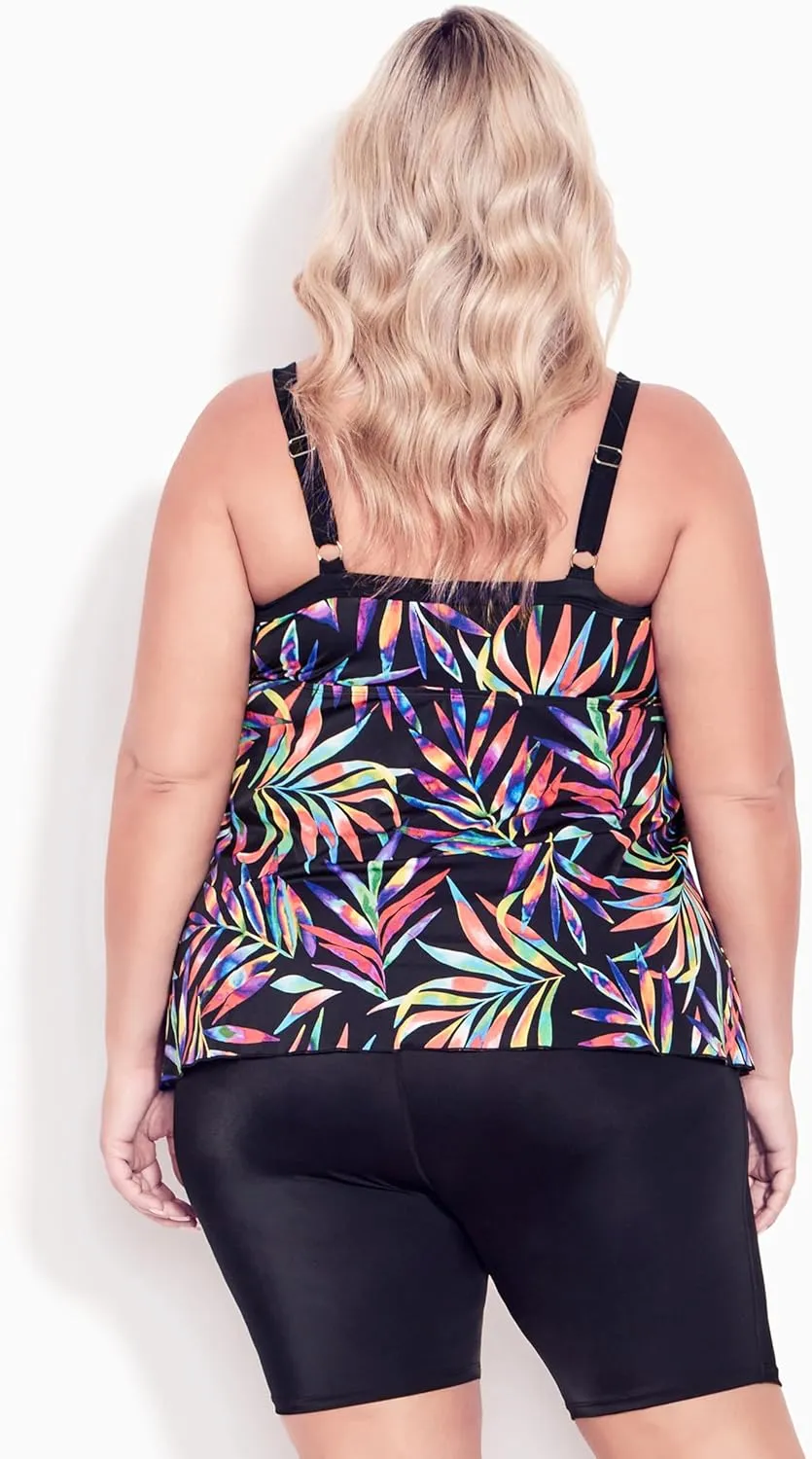 Women's Fly Away Print Tankini Top