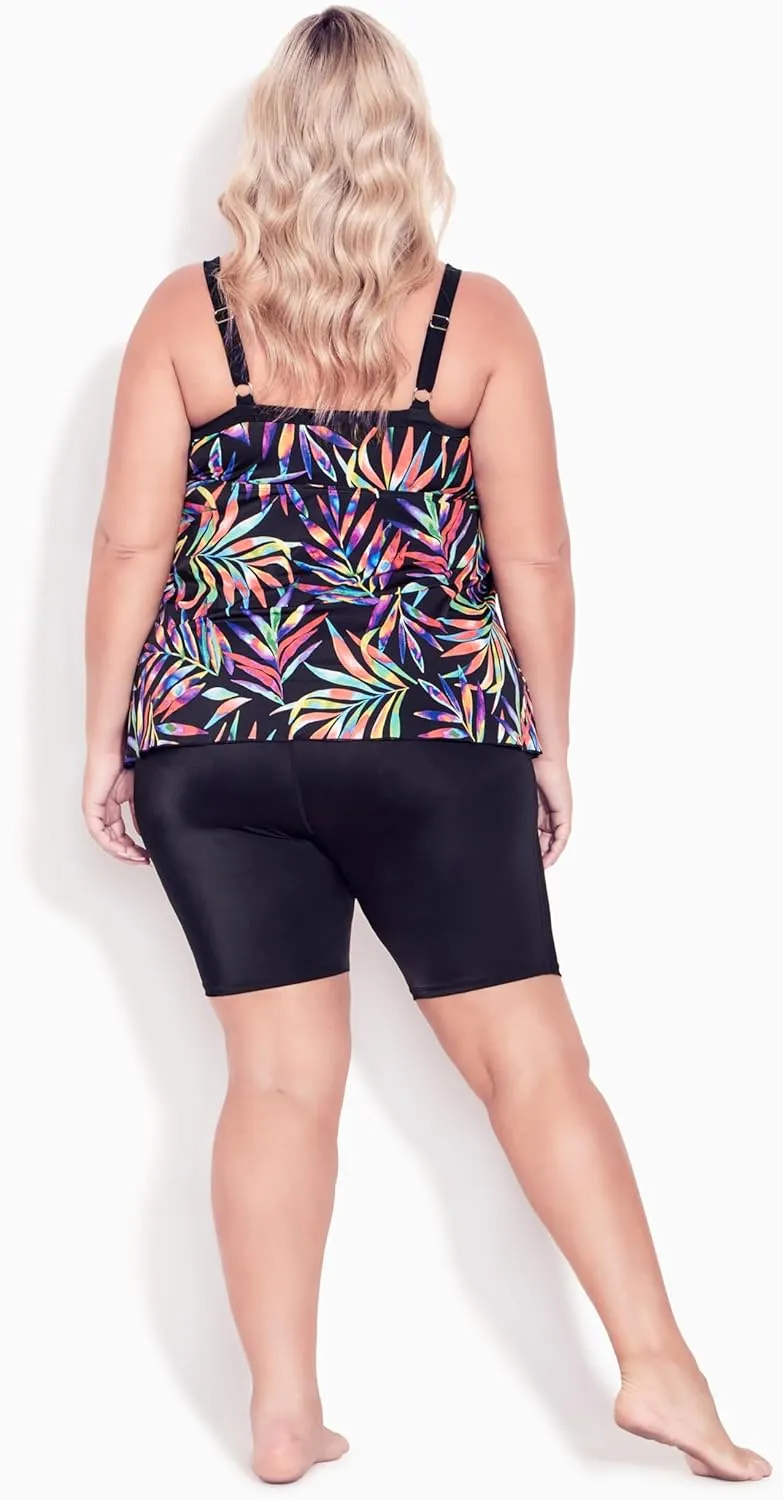 Women's Fly Away Print Tankini Top