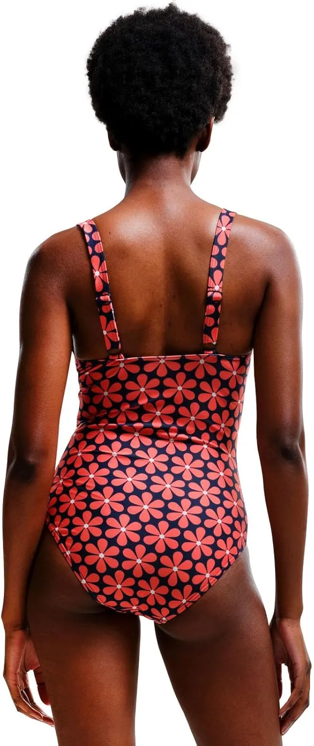 Womens Orla Kiely All Over Pattern One Piece Swim Swimming Costume