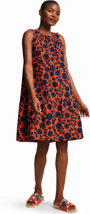 Womens Orla Kiely Bold Pattern Above The Knee Summer Beach Dress