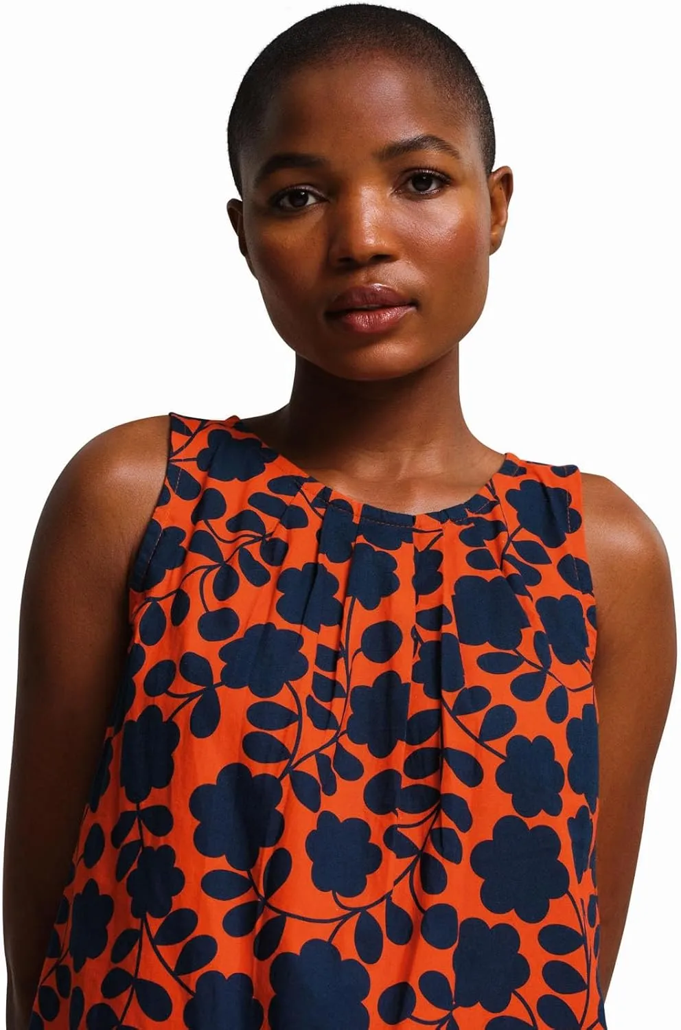 Womens Orla Kiely Bold Pattern Above The Knee Summer Beach Dress