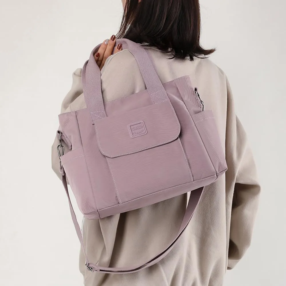 Women's Tote Purses Multi-pocket Shoulder Crossbody Bag Light Large Handbags for Work Travel Shopping