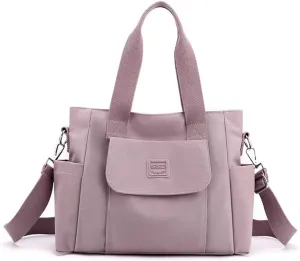 Women's Tote Purses Multi-pocket Shoulder Crossbody Bag Light Large Handbags for Work Travel Shopping