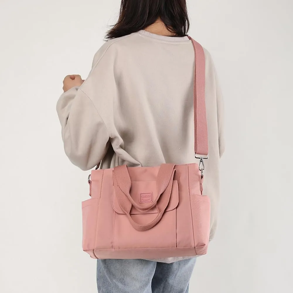 Women's Tote Purses Multi-pocket Shoulder Crossbody Bag Light Large Handbags for Work Travel Shopping