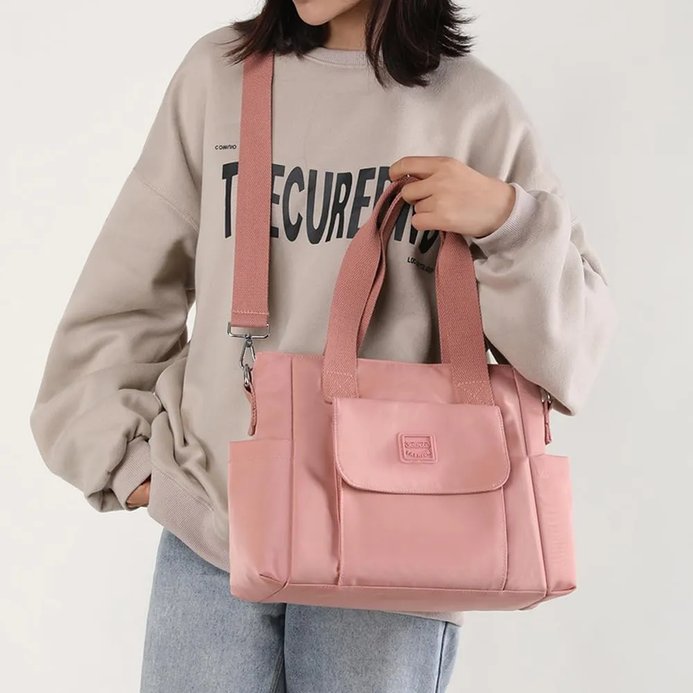 Women's Tote Purses Multi-pocket Shoulder Crossbody Bag Light Large Handbags for Work Travel Shopping