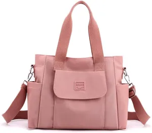 Women's Tote Purses Multi-pocket Shoulder Crossbody Bag Light Large Handbags for Work Travel Shopping