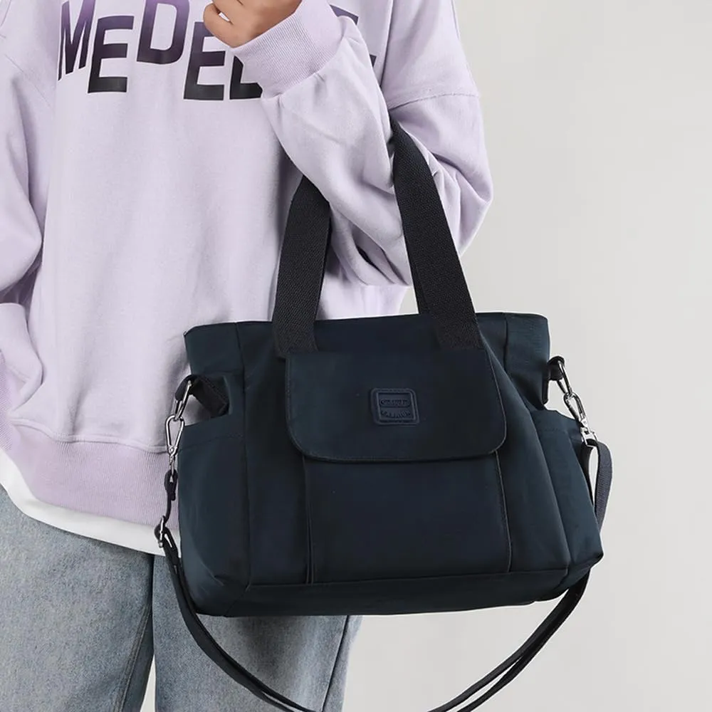Women's Tote Purses Multi-pocket Shoulder Crossbody Bag Light Large Handbags for Work Travel Shopping