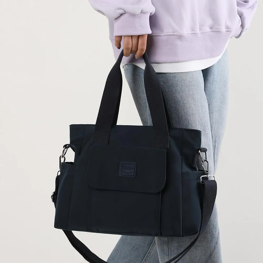 Women's Tote Purses Multi-pocket Shoulder Crossbody Bag Light Large Handbags for Work Travel Shopping
