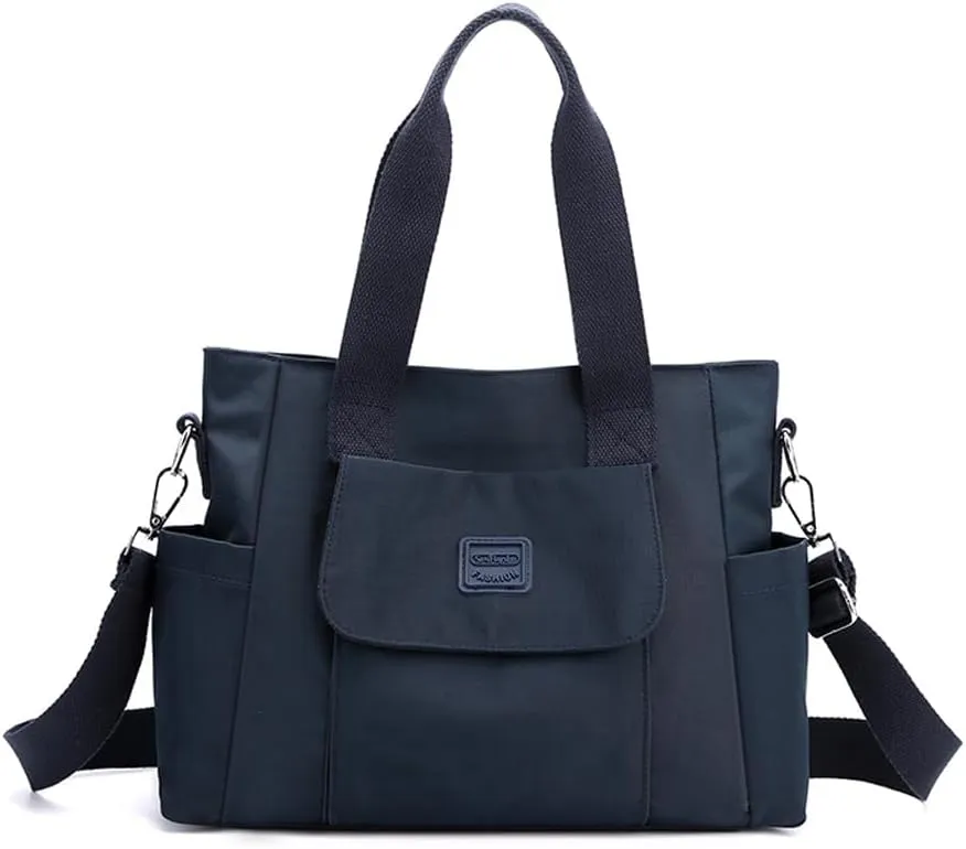 Women's Tote Purses Multi-pocket Shoulder Crossbody Bag Light Large Handbags for Work Travel Shopping