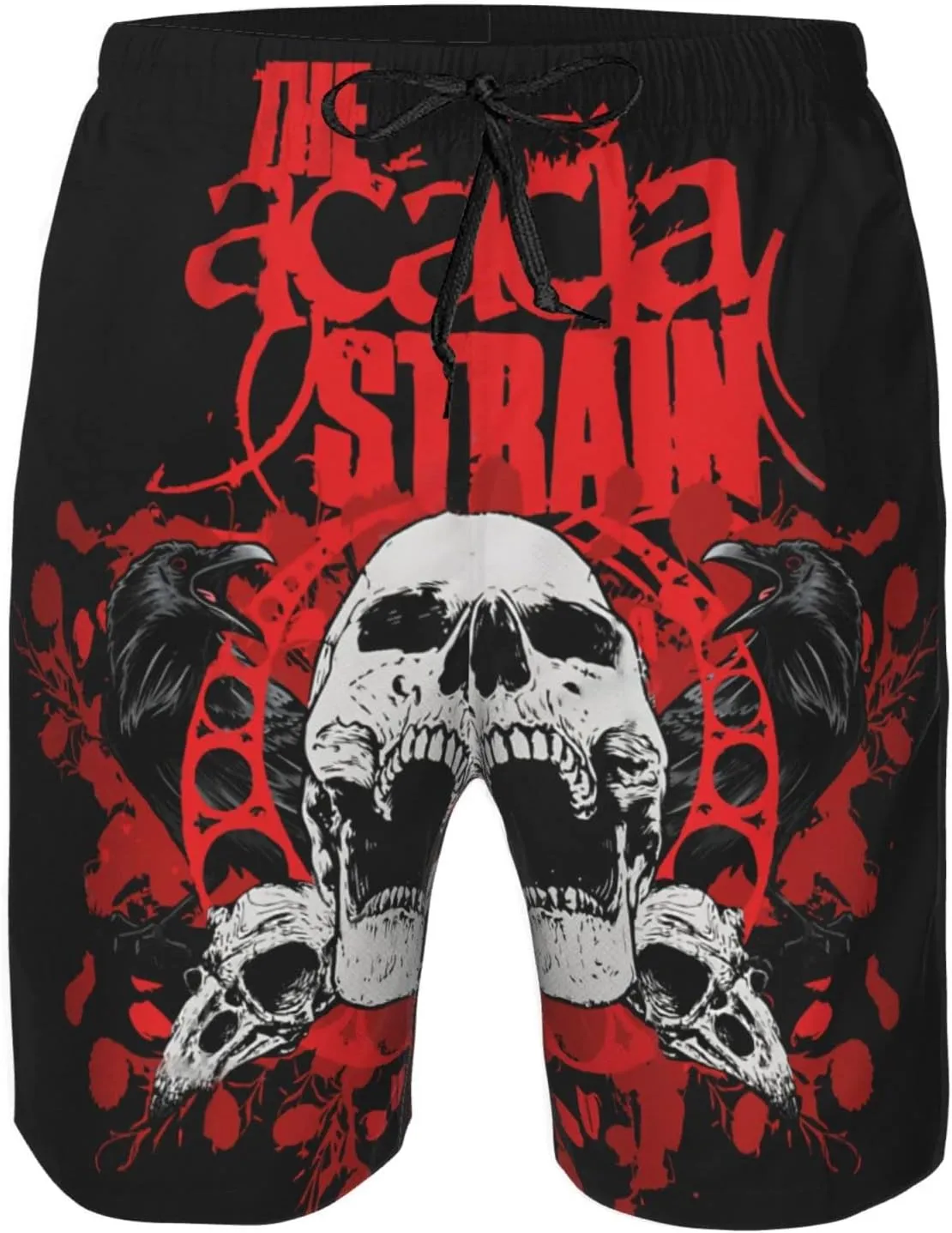 XENITE The Acacia Music and Strain Mens Swim Trunks Swim Shorts with Mesh Lining Beach Shorts Bathing Suits