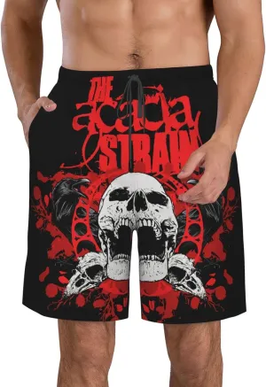 XENITE The Acacia Music and Strain Mens Swim Trunks Swim Shorts with Mesh Lining Beach Shorts Bathing Suits