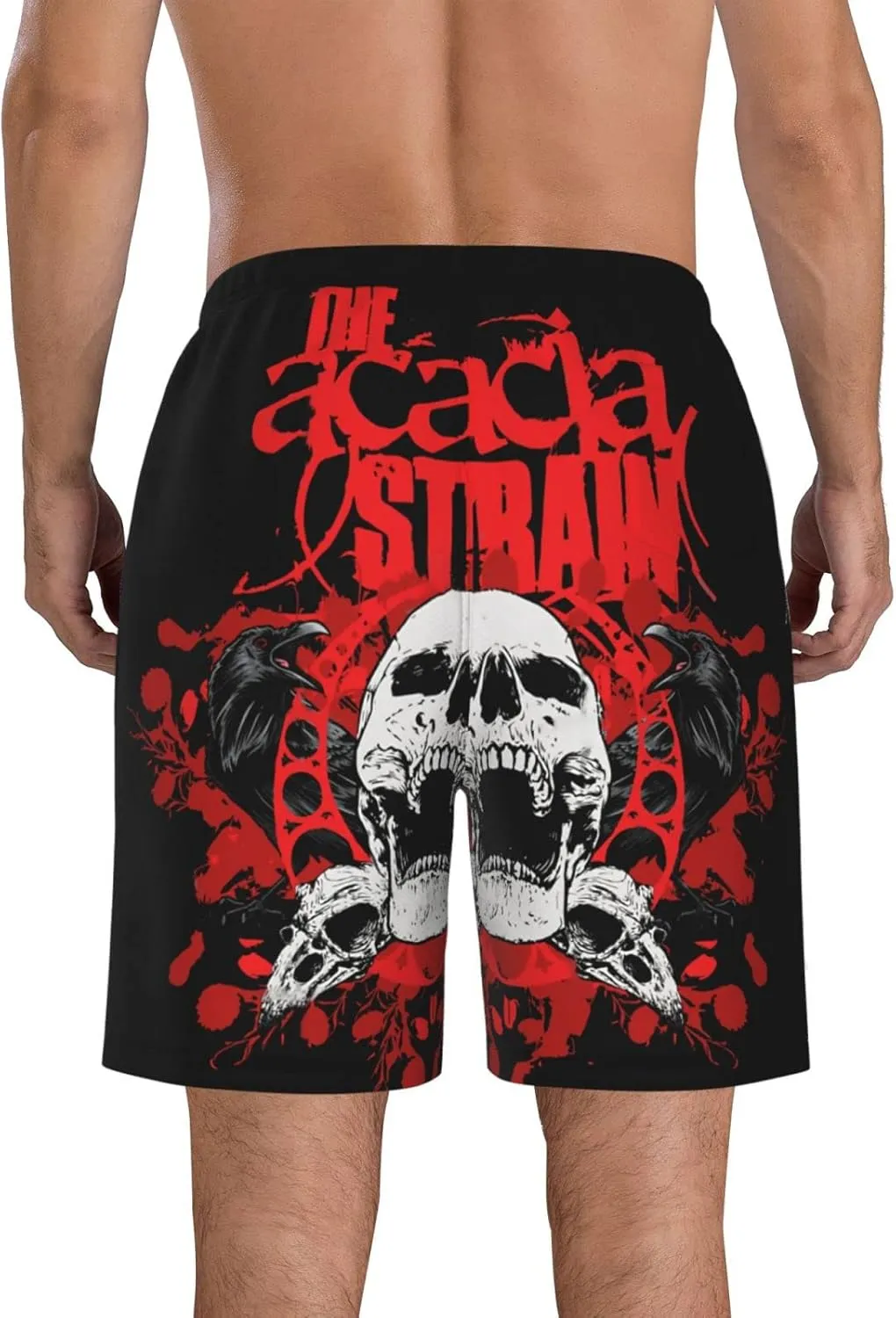 XENITE The Acacia Music and Strain Mens Swim Trunks Swim Shorts with Mesh Lining Beach Shorts Bathing Suits