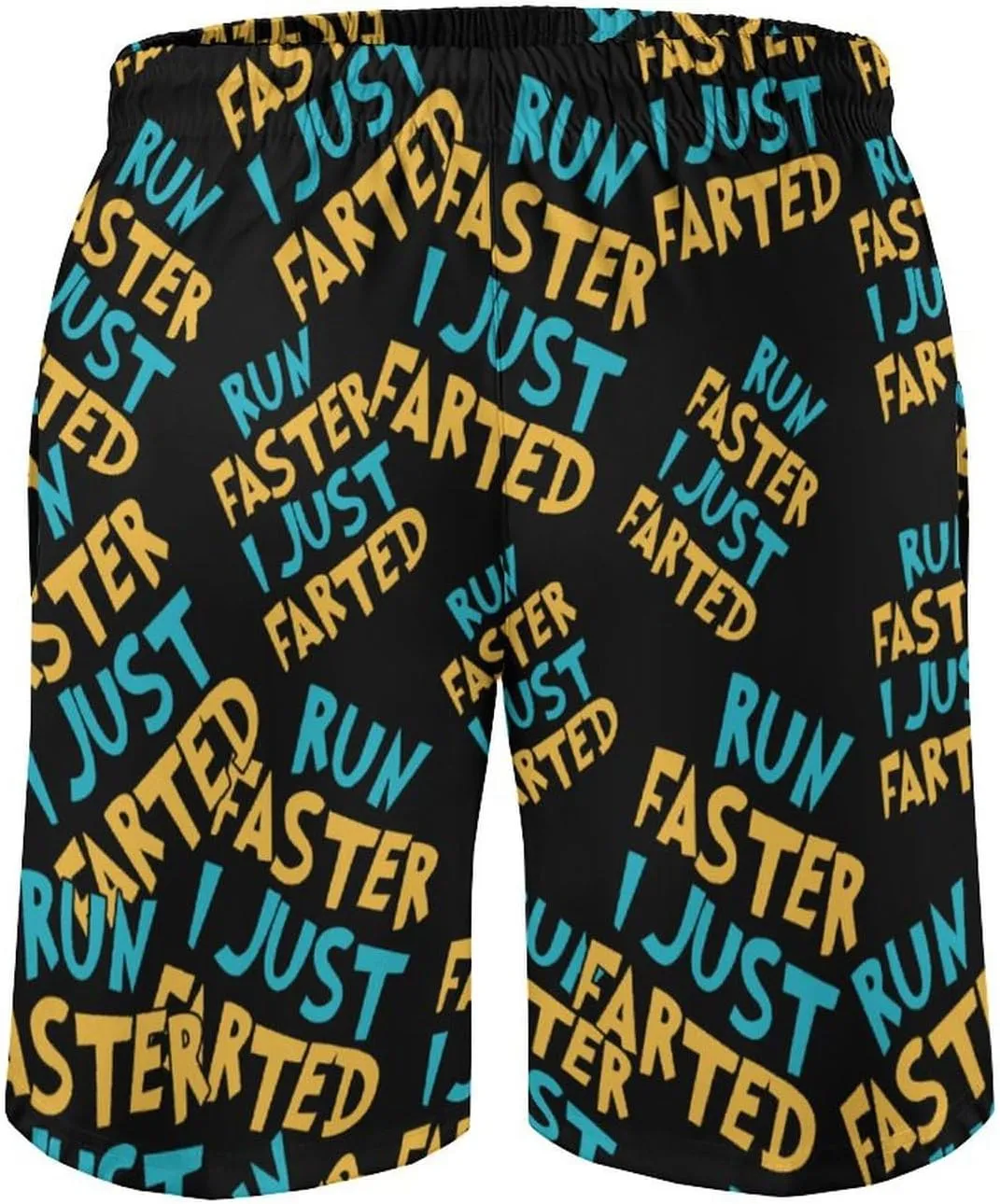 Yepp I Just Farted Mens Swim Trunks Beach Shorts Quick Dry Bathing Suits and Mesh Lining