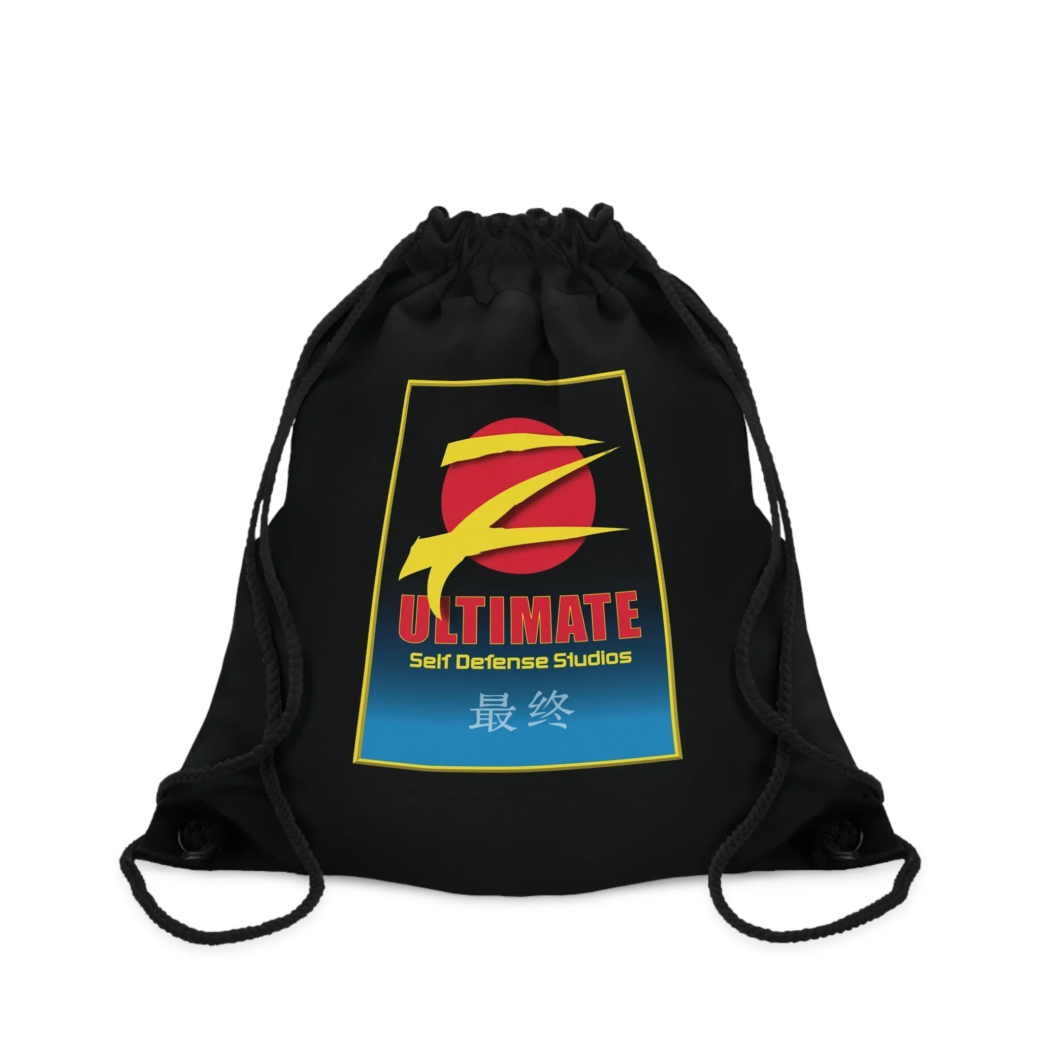 Z-Ultimate Black Drawstring Bag