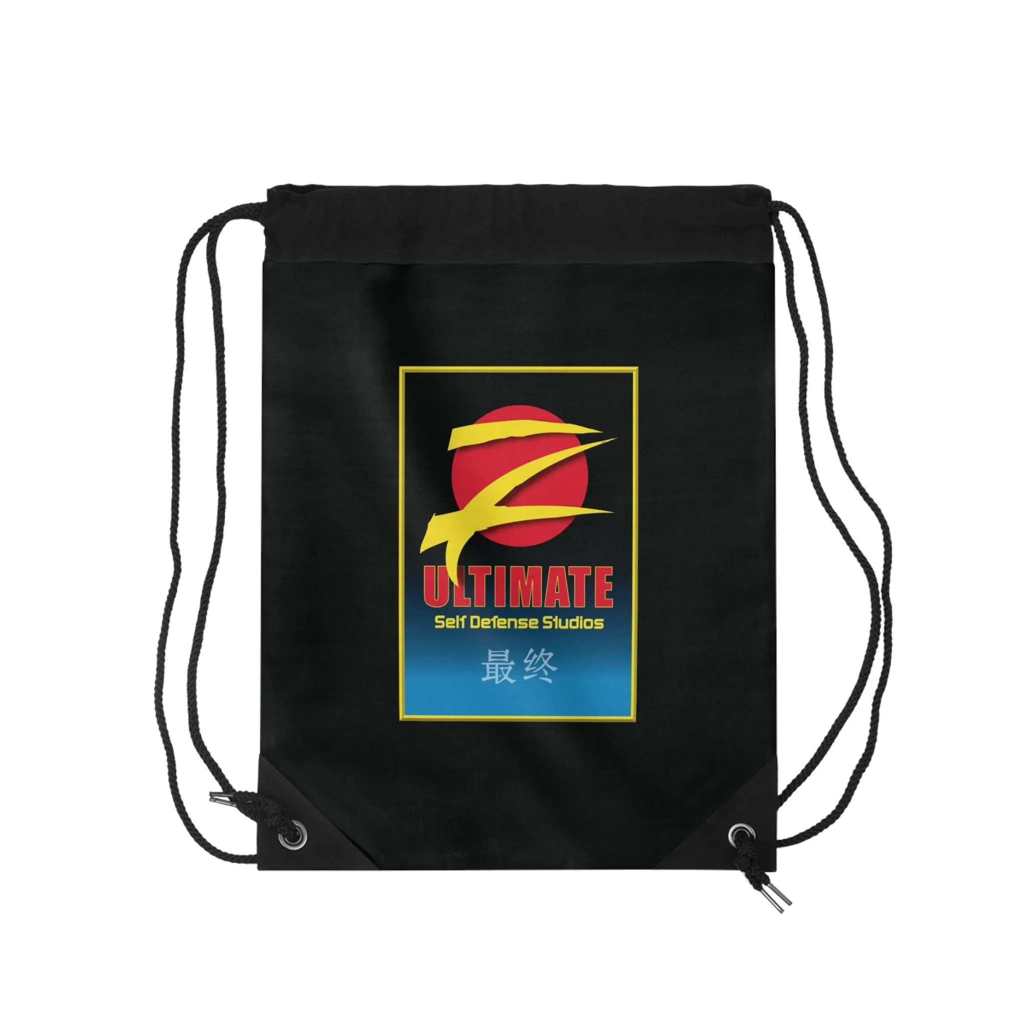Z-Ultimate Black Drawstring Bag