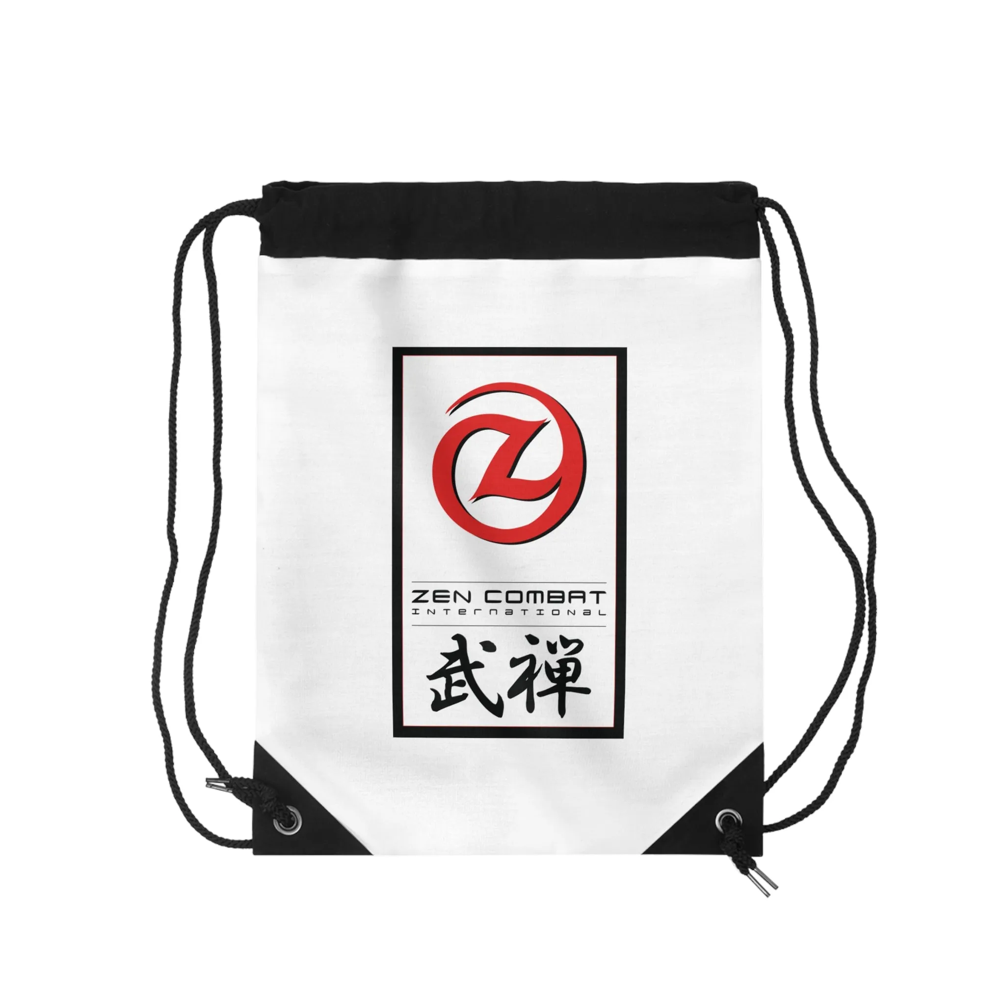 Zen Combat White - Drawstring Bag