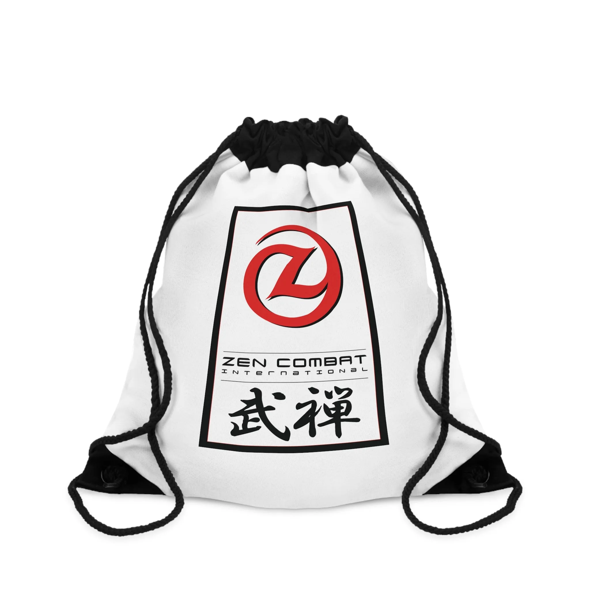 Zen Combat White - Drawstring Bag
