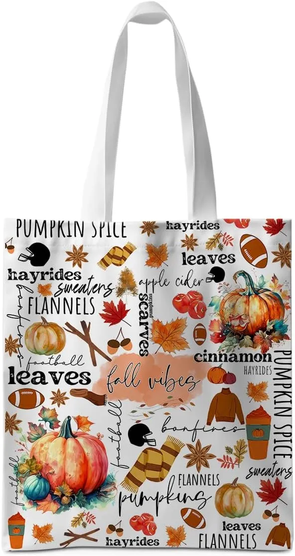 ZHAMEN Gnomes Gifts for Women - Funny Thanksgiving Pumpkin Christmas Halloween Sunflower Tote Bag