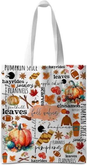 ZHAMEN Gnomes Gifts for Women - Funny Thanksgiving Pumpkin Christmas Halloween Sunflower Tote Bag