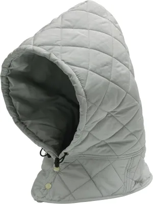 ZLYC Women Windproof Winter Hats Down Hooded Scarf Balaclava Beanie Warm Skull Cap