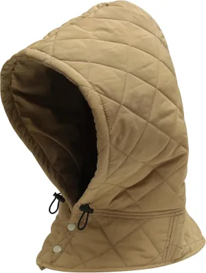 ZLYC Women Windproof Winter Hats Down Hooded Scarf Balaclava Beanie Warm Skull Cap